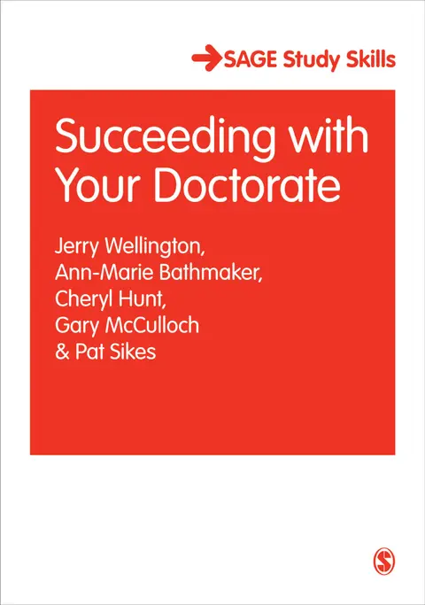 Cover of Succeeding with Your Doctorate