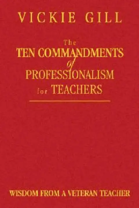 Cover of The Ten Commandments of Professionalism for Teachers