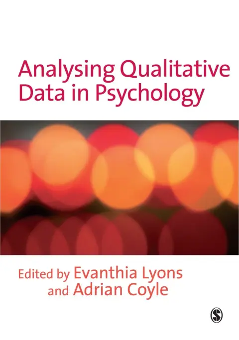 Cover of Analysing Qualitative Data in Psychology