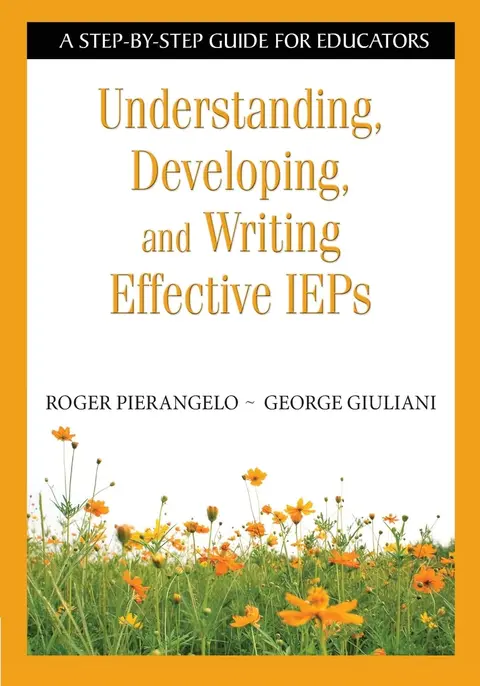 Cover of Understanding, Developing, and Writing Effective IEPs