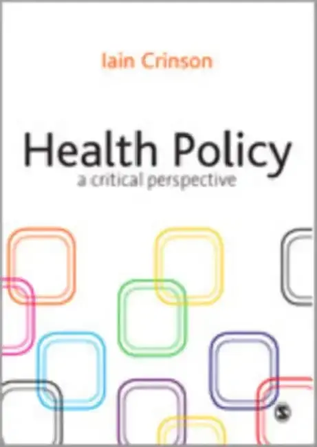 Cover of Health Policy