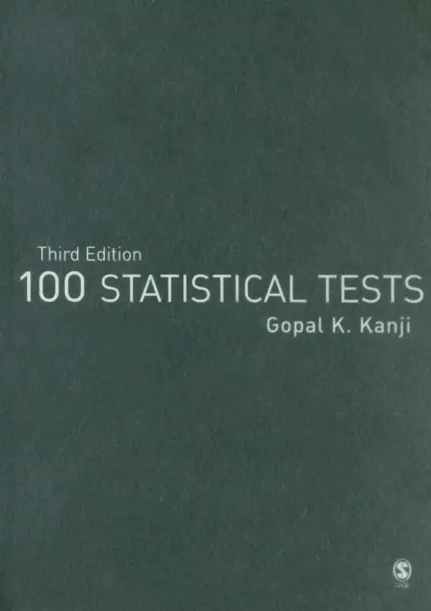 Cover of 100 Statistical Tests