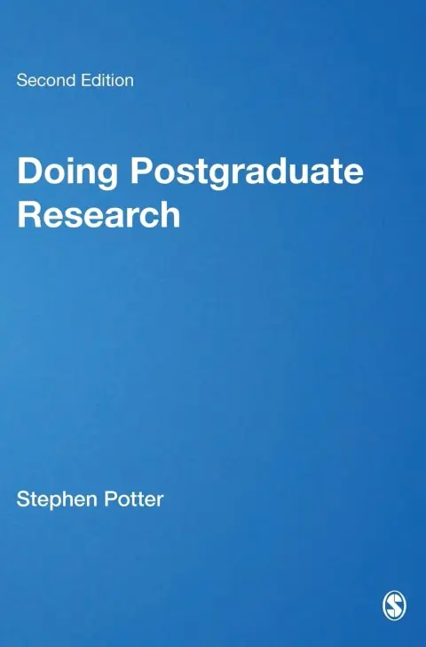 Cover of Doing Postgraduate Research