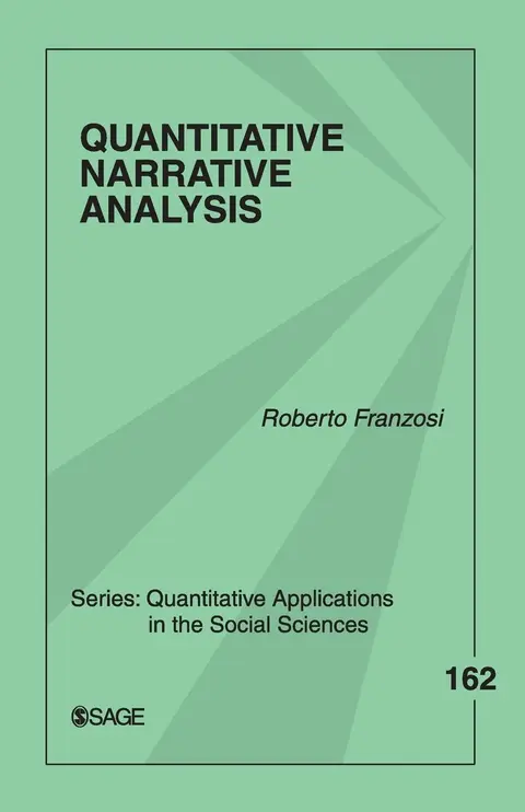 Cover of Quantitative Narrative Analysis - Vol. 162