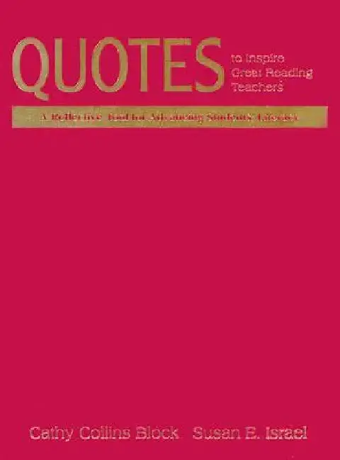 Cover of Quotes to Inspire Great Reading Teachers