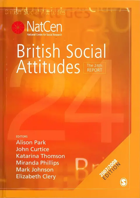 Cover of British Social Attitudes