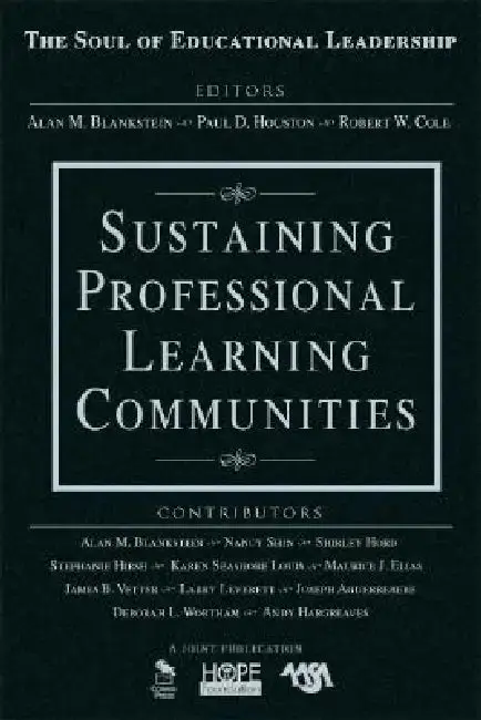 Cover of Sustaining Professional Learning Communities