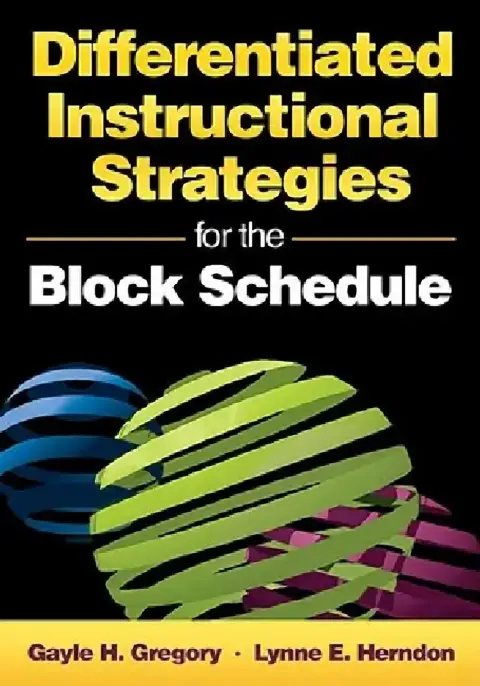Cover of Differentiated Instructional Strategies for the Block Schedule
