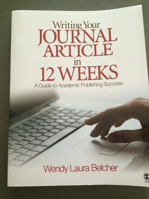 Cover of Writing Your Journal Article in Twelve Weeks