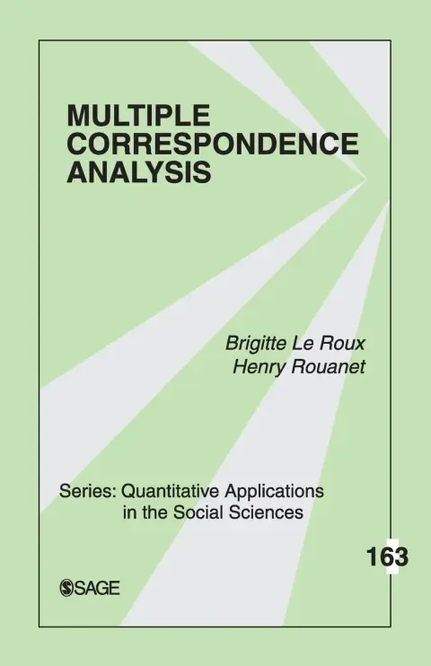 Cover of Multiple Correspondence Analysis - Vol. 163