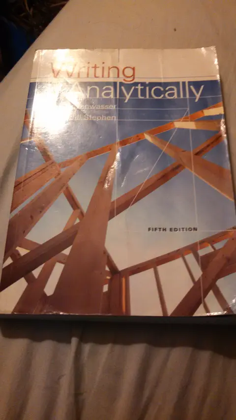 Cover of Writing Analytically