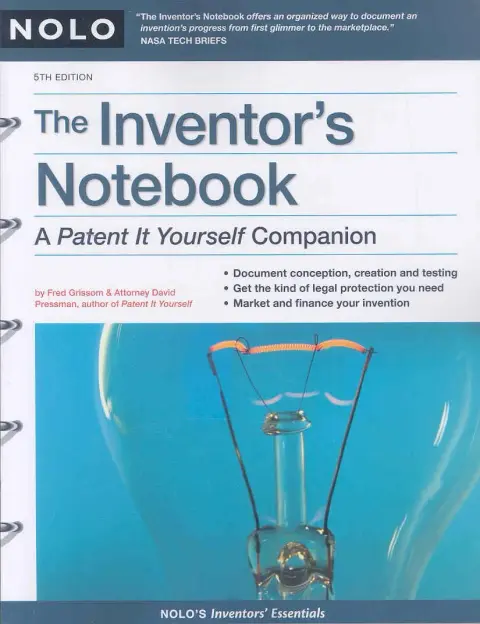 Cover of Inventor's Notebook