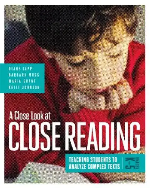 Cover of A Close Look at Close Reading