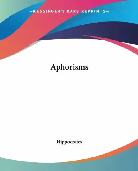 Cover of Aphorisms