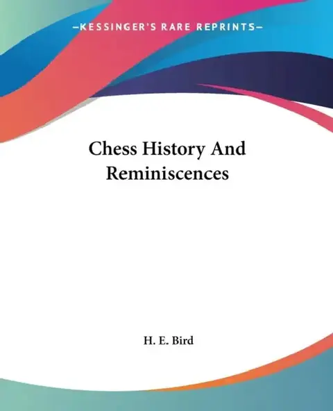 Cover of Chess History And Reminiscences
