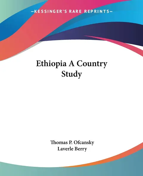 Cover of Ethiopia A Country Study