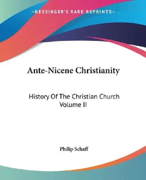 Cover of Ante-Nicene Christianity