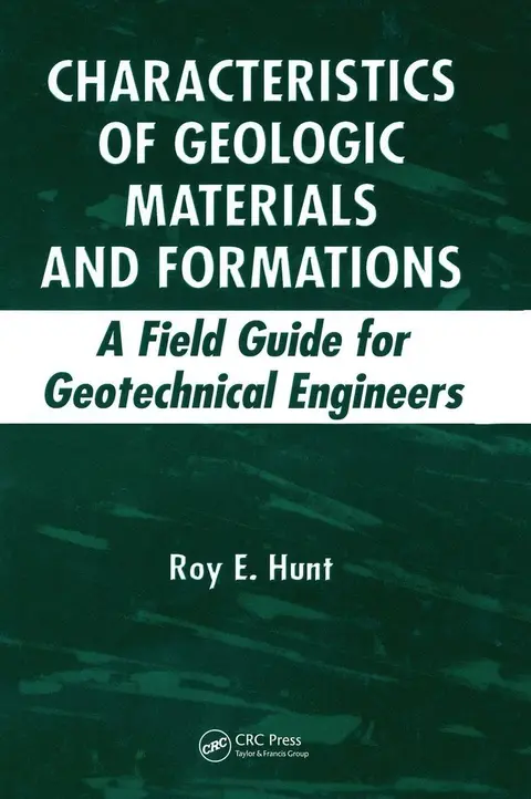 Cover of Characteristics of Geologic Materials and Formations