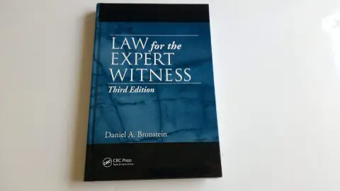 Cover of Law for the Expert Witness, Third Edition