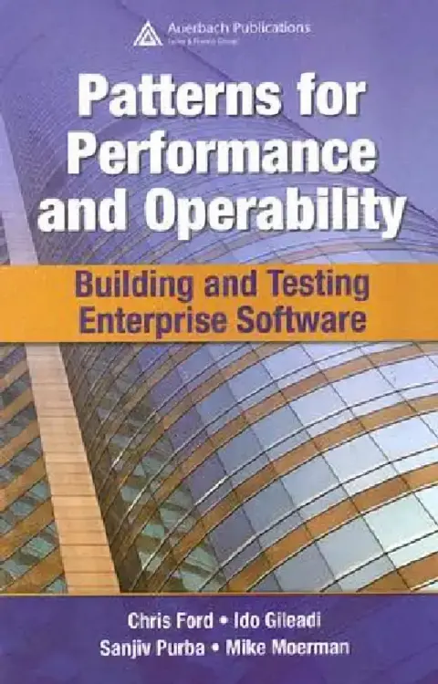 Cover of Patterns for Performance and Operability