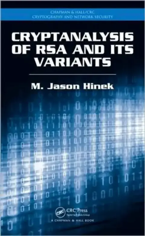 Cover of Cryptanalysis of RSA and Its Variants