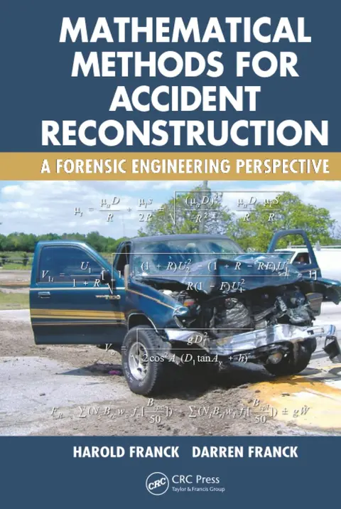 Cover of Mathematical Methods for Accident Reconstruction