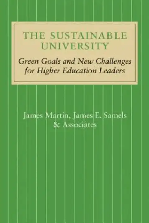 Cover of The Sustainable University