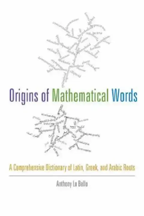 Cover of Origins of Mathematical Words