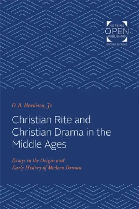 Cover of Christian Rite and Christian Drama in the Middle Ages