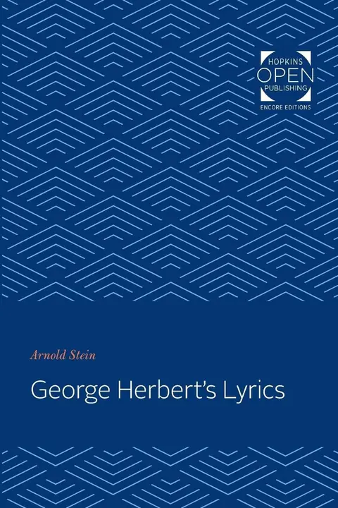 Cover of George Herbert`s Lyrics