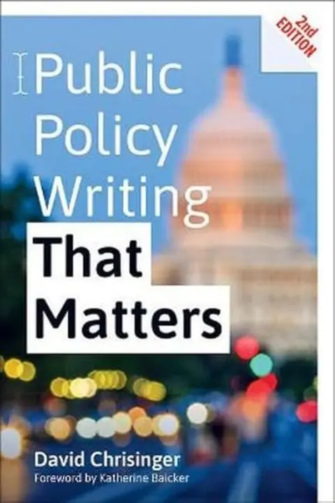 Cover of Public Policy Writing That Matters