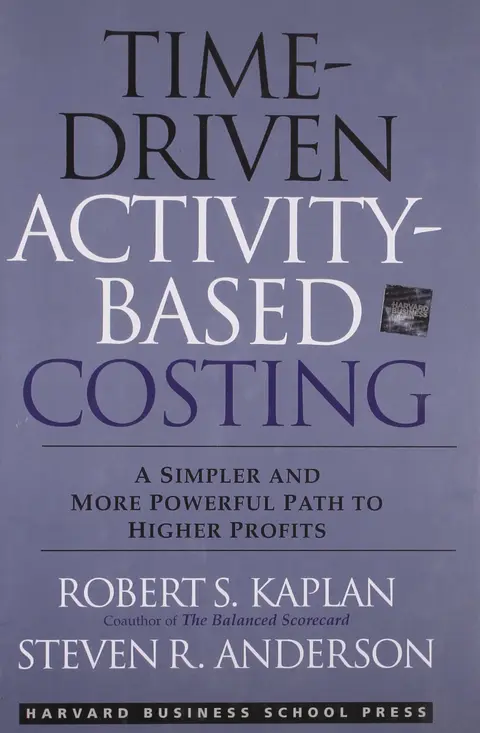 Cover of Time-Driven Activity-Based Costing