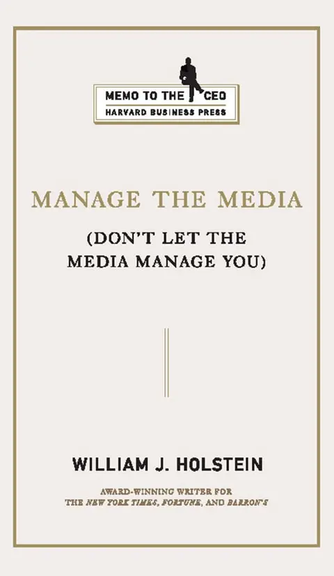 Cover of Manage the Media