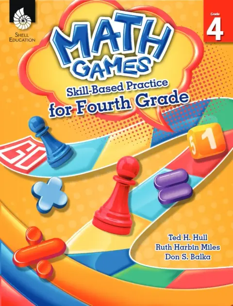 Cover of Math Games Skill-Based Practice for Fourth Grade