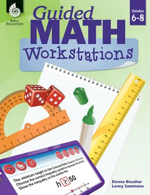 Cover of Guided Math Workstations 6-8