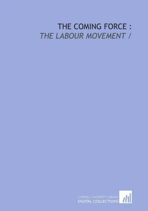 Cover of The coming force