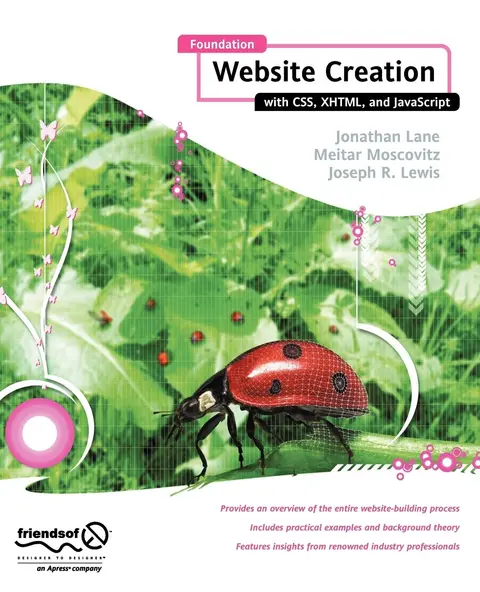 Cover of Foundation Website Creation with CSS, XHTML, and JavaScript