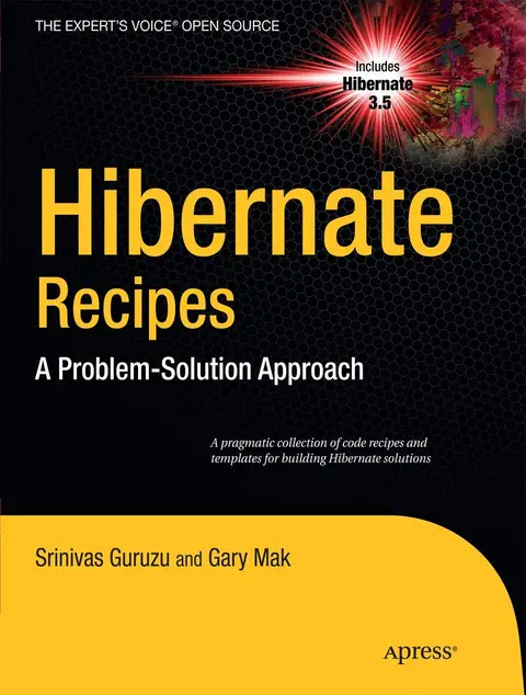 Cover of Hibernate Recipes