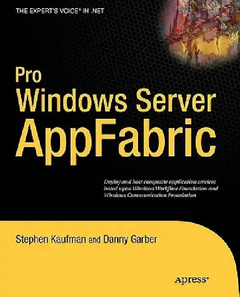 Cover of Pro Windows Server AppFabric
