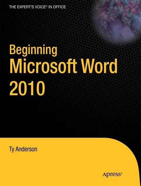 Cover of Beginning Microsoft Word 2010