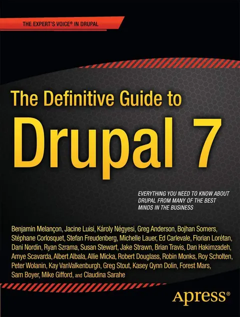 Cover of The Definitive Guide to Drupal 7