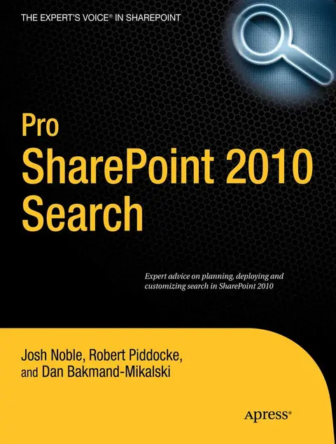 Cover of Pro SharePoint 2010 Search