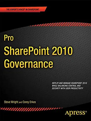 Cover of Pro Sharepoint 2010 Governance