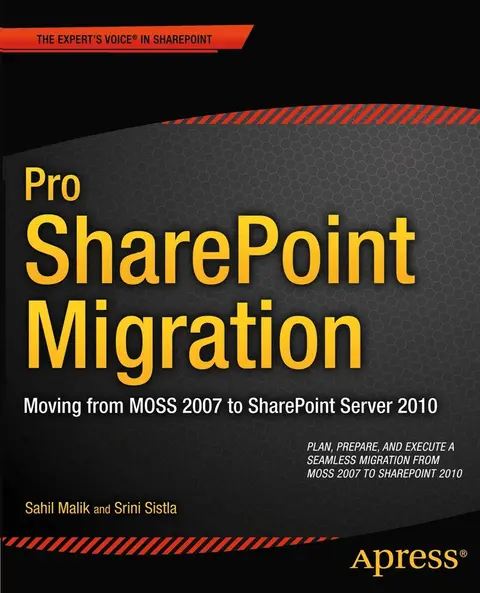 Cover of Pro Sharepoint Migration