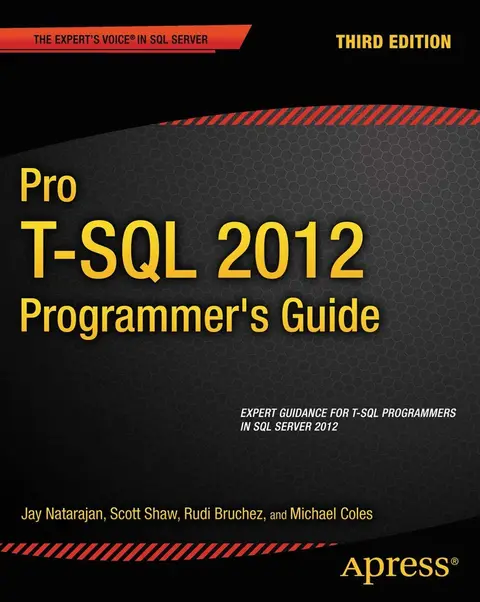 Cover of Pro T-SQL 2012 Programmer's Guide