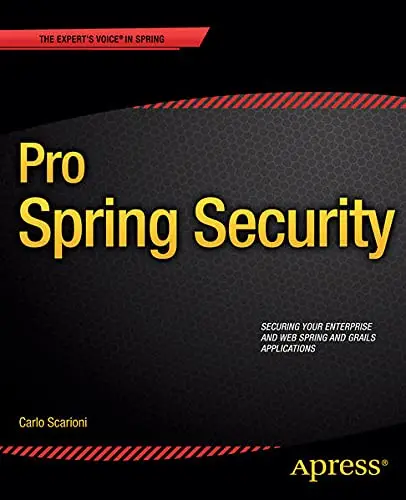 Cover of Pro Spring Security
