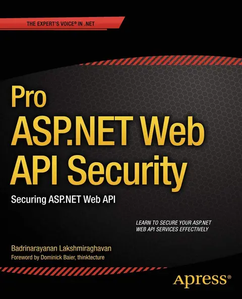 Cover of Pro ASP.NET Web API Security
