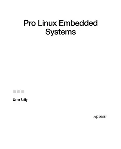 Cover of Pro Linux Embedded Systems