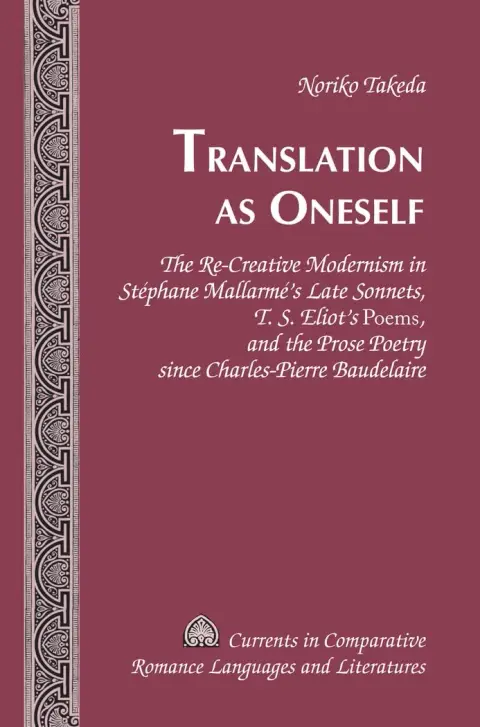 Cover of Translation as Oneself