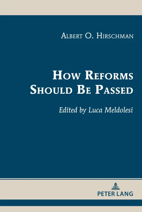 Cover of How Reforms Should Be Passed